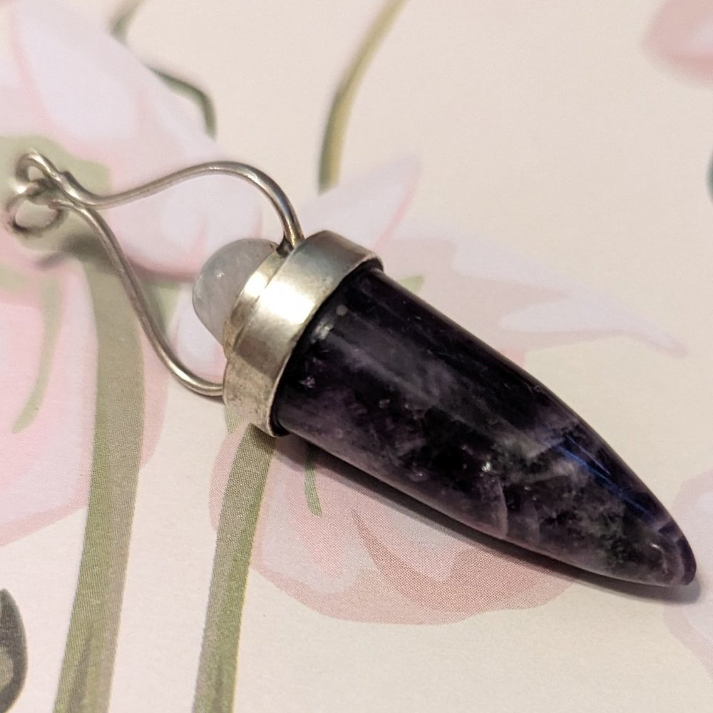 Amethyst with small Quarts Crystals